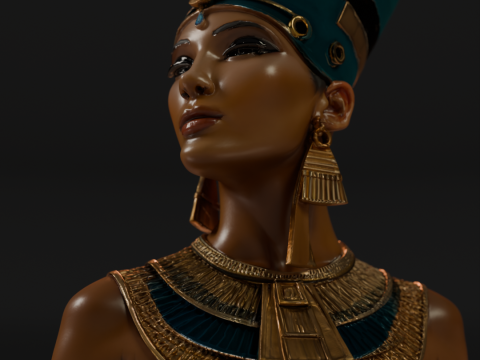 Cleopatra Bust 3D 打印模型