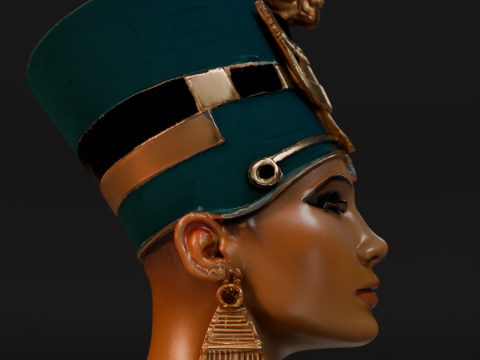 Cleopatra Bust 3D 打印模型