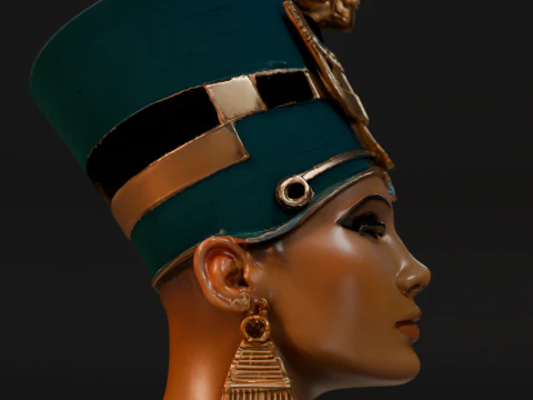 Cleopatra Bust 3D Print Model