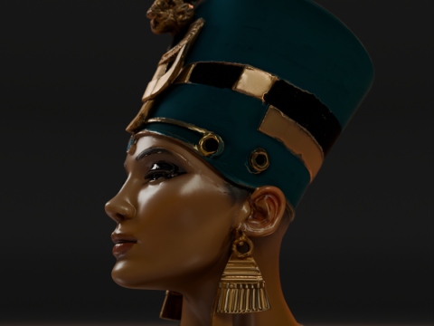 Cleopatra Bust 3D 打印模型