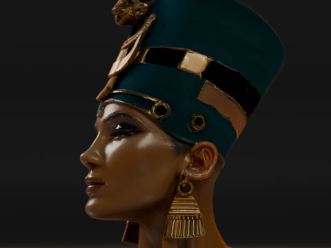 Cleopatra Bust 3D Print Model