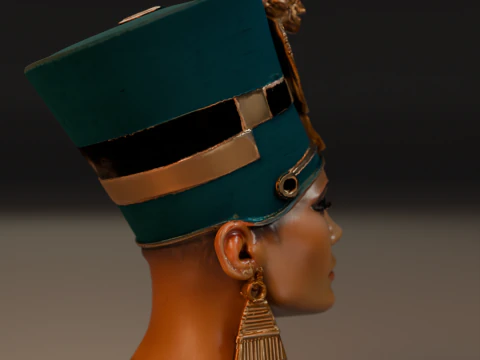 Cleopatra Bust 3D Print Model
