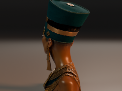 Cleopatra Bust 3D 打印模型