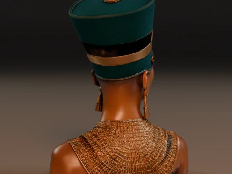Cleopatra Bust 3D Print Model