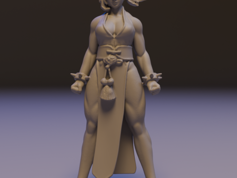 Chun-Li 3D Print Model