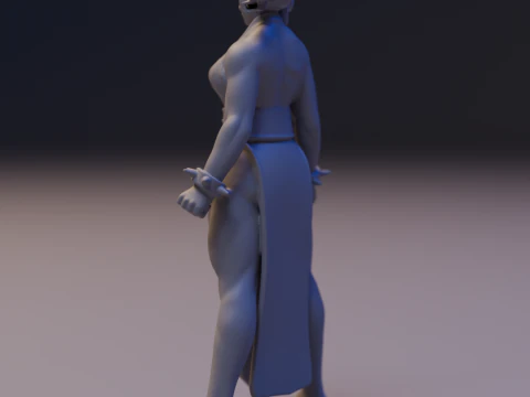 Chun-Li 3D Print Model
