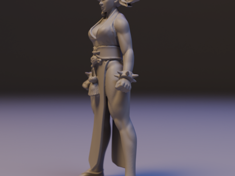 Chun-Li Modello di stampa 3D