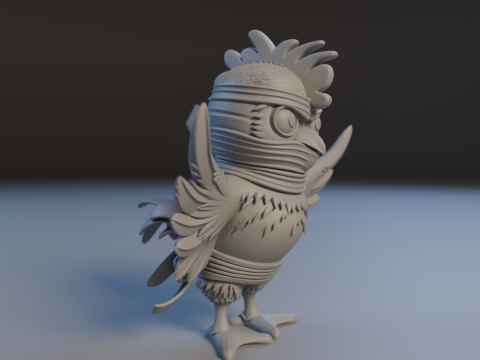 Ninjacoock 3D-printmodel