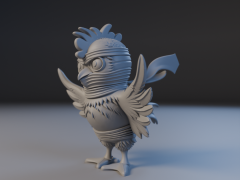 Ninjacoock 3D-printmodel