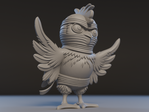 Ninjacoock 3D-printmodel