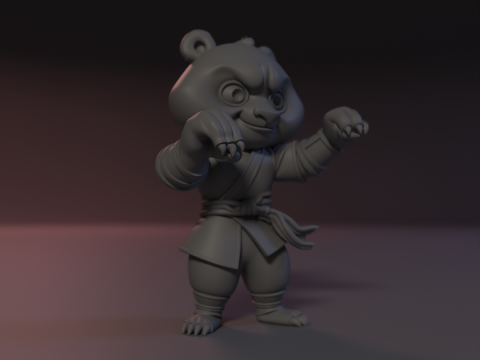 Shaolin Paw 3D Print Model
