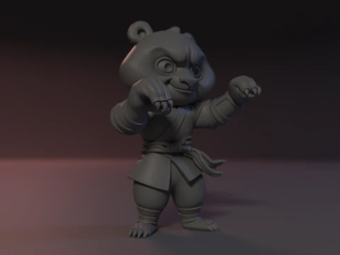 Zampa Shaolin Modello di stampa 3D