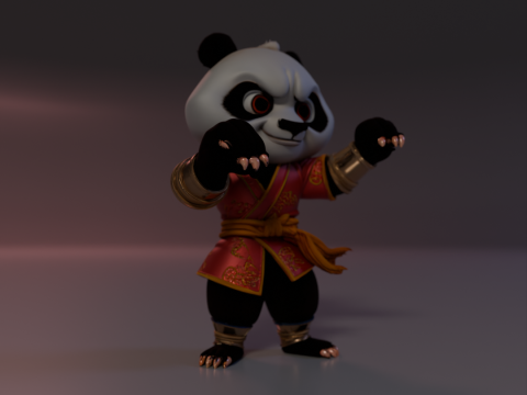 Shaolin Paw 3Dプリントモデル