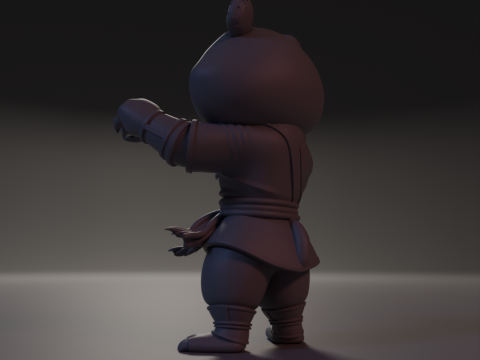 Shaolin Paw 3Dプリントモデル