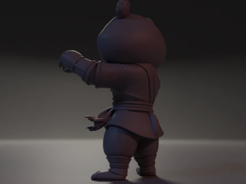 Shaolin Paw 3D Print Model