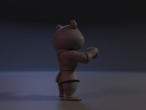 Shaolin Paw 3Dプリントモデル