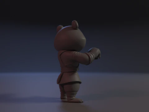 Shaolin Paw 3D Print Model