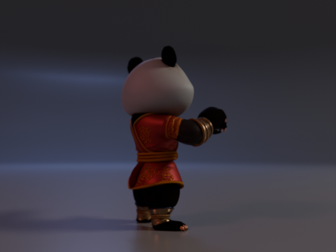 Shaolin Paw 3Dプリントモデル