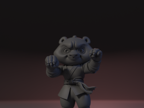 Shaolin Paw 3Dプリントモデル