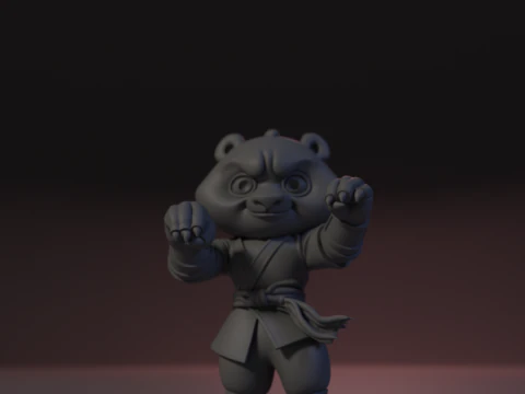 Shaolin Paw 3D Print Model