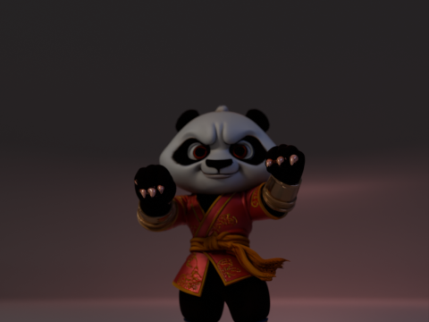 Shaolin Paw 3Dプリントモデル