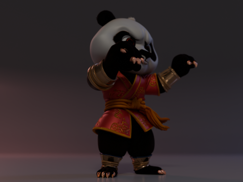 Shaolin Paw 3Dプリントモデル