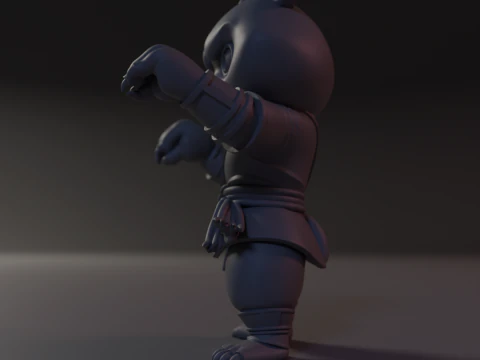 Shaolin Paw 3D Print Model