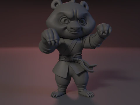 Shaolin Paw 3D Print Model
