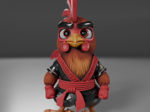 Kyodai Rooster 3D 프린트 모델