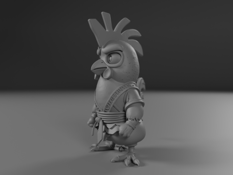 Kyodai Rooster 3D 프린트 모델
