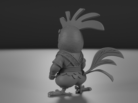 Kyodai Rooster 3D 프린트 모델