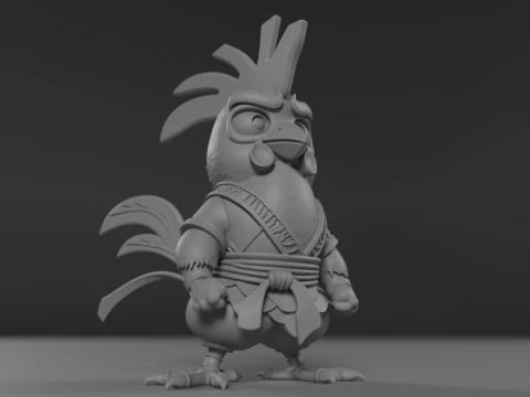 Kyodai Rooster 3D Print Model