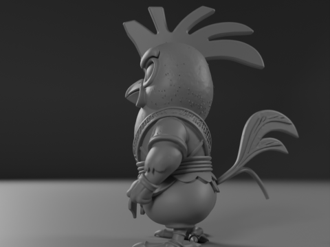 Kyodai Rooster 3D 프린트 모델
