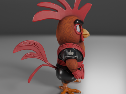 Kyodai Rooster 3D 프린트 모델
