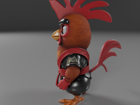 Kyodai Rooster 3D 프린트 모델