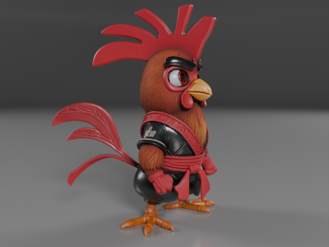 Kyodai Rooster 3D 프린트 모델