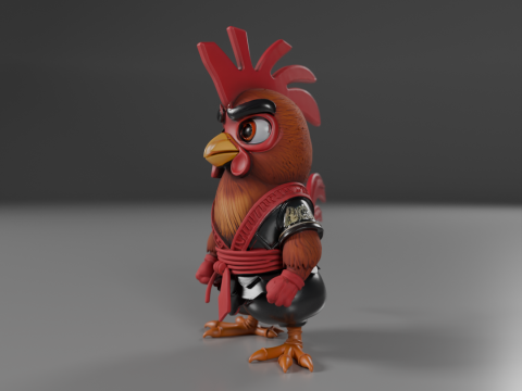 Kyodai Rooster 3D 프린트 모델
