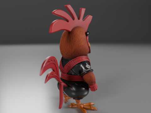 Kyodai Rooster 3D 프린트 모델