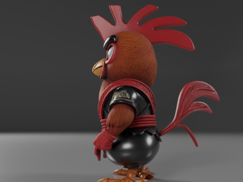 Kyodai Rooster 3D 프린트 모델