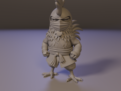 Ronin Rooster 3D Print Model