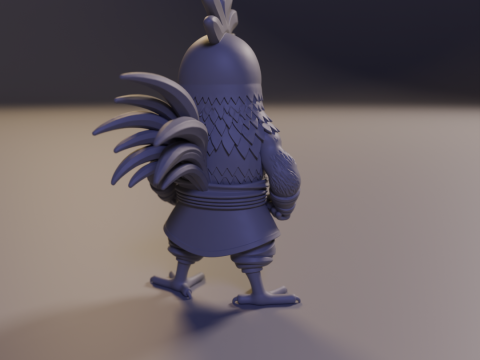 Ronin Rooster 3D Принт Модель