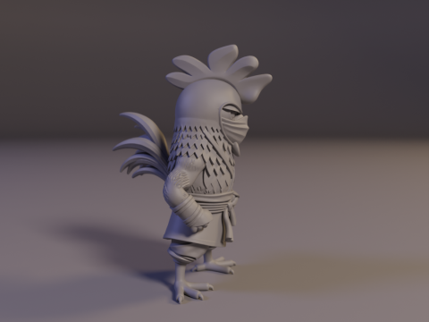 Ronin Rooster 3D Принт Модель