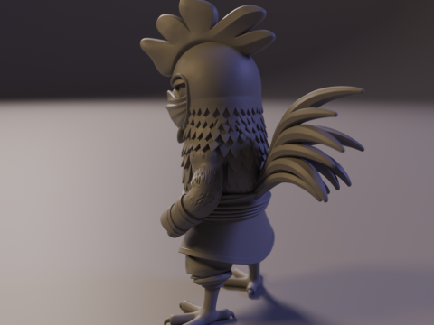 Ronin Rooster 3D Принт Модель
