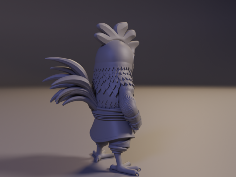 Ronin Rooster 3D Принт Модель