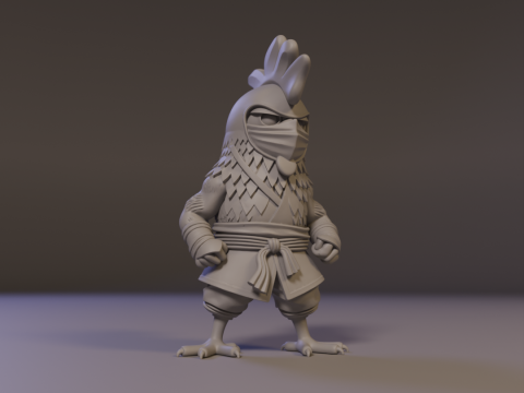 Ronin Rooster 3D Принт Модель