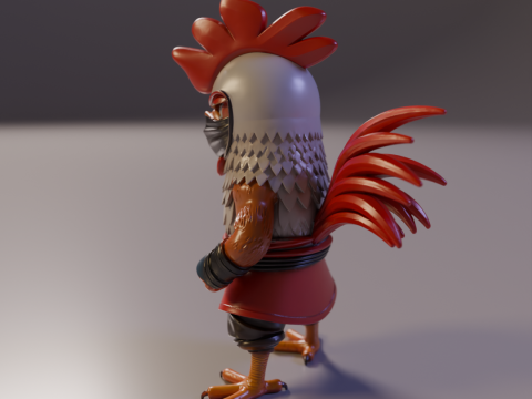 Ronin Rooster 3D Принт Модель
