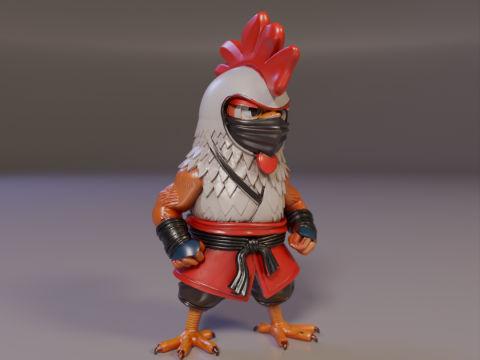 Ronin Rooster 3D Принт Модель
