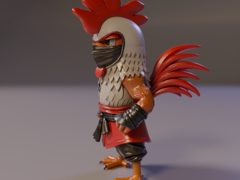 Ronin Rooster 3D Принт Модель