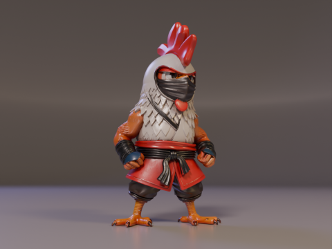 Ronin Rooster 3D Принт Модель