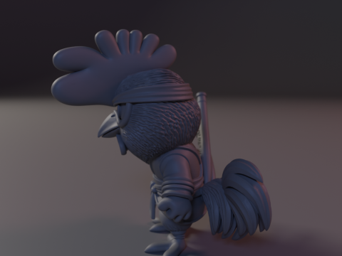 Skyblade Rooster 3Dプリントモデル